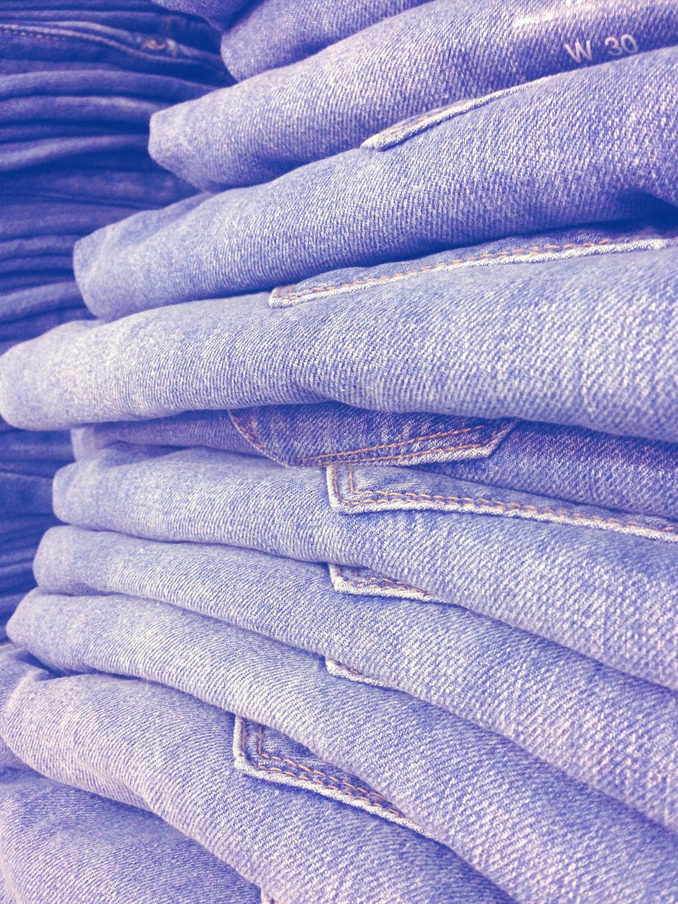 jeans jean stack blue canvas free photo