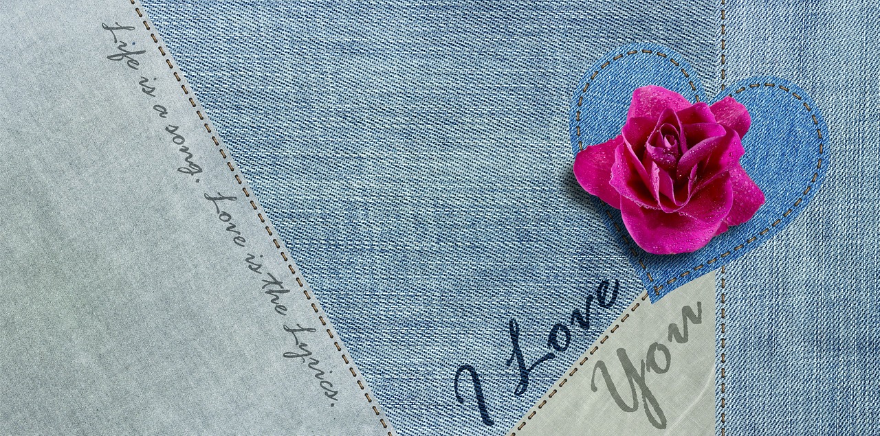 jeans fabric blue free photo