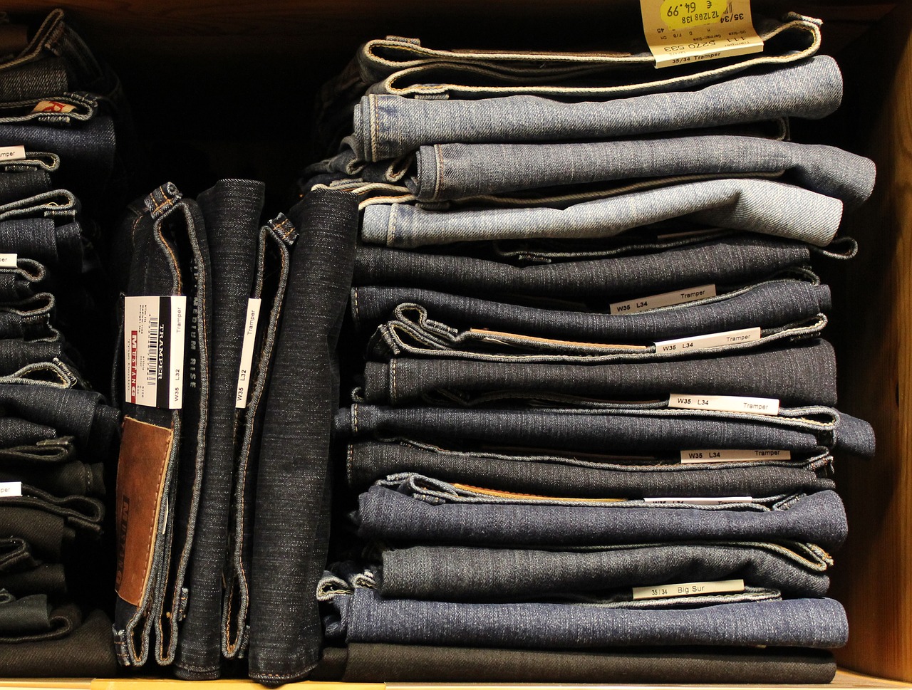 jeans shop cloths free photo