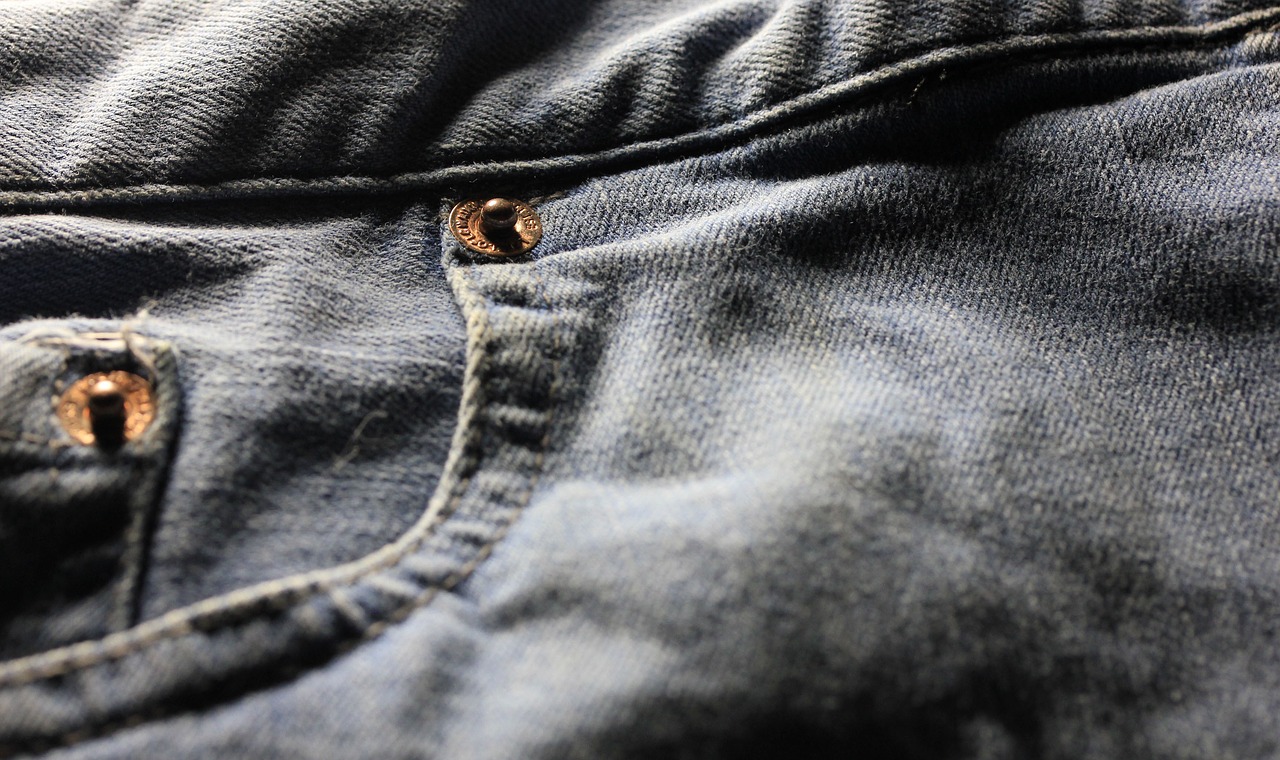 jeans button ata free photo