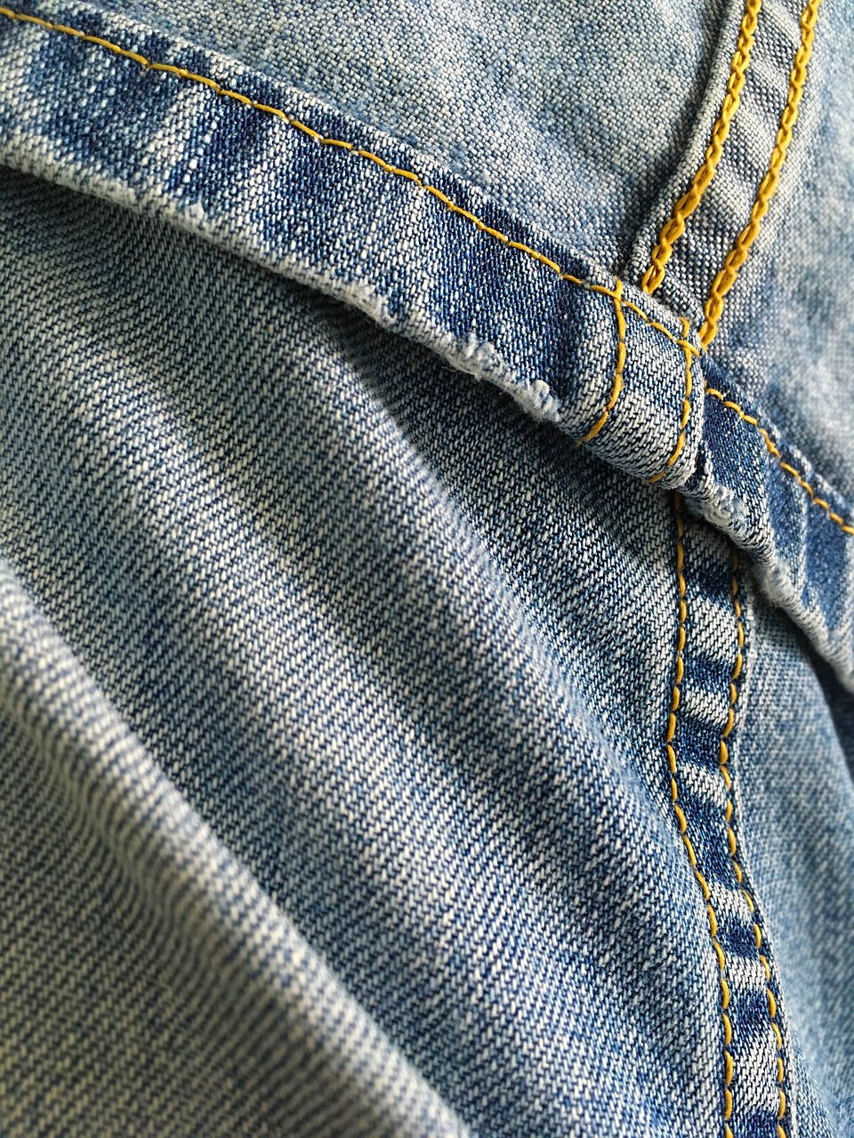 jeans fabric blue free photo