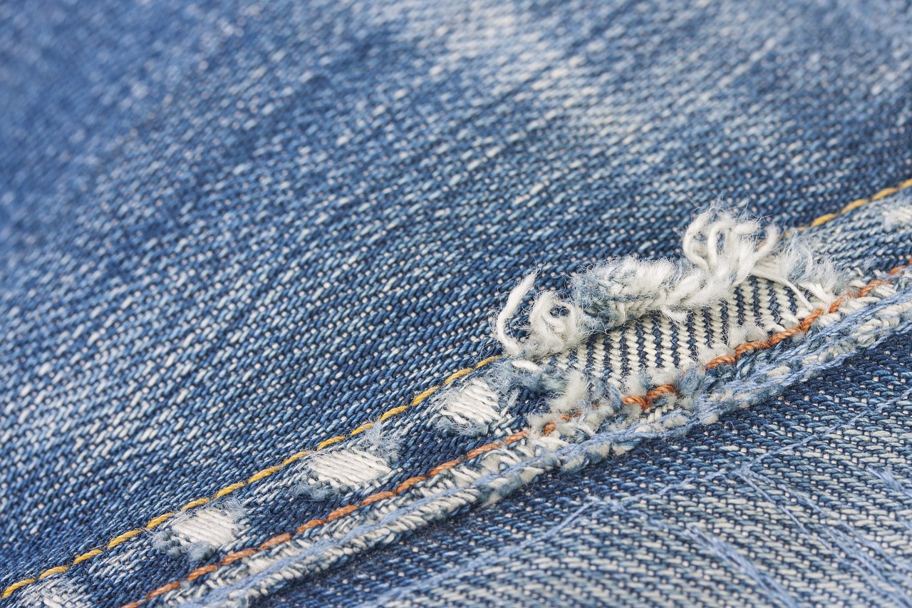 jeans texture sewing free photo