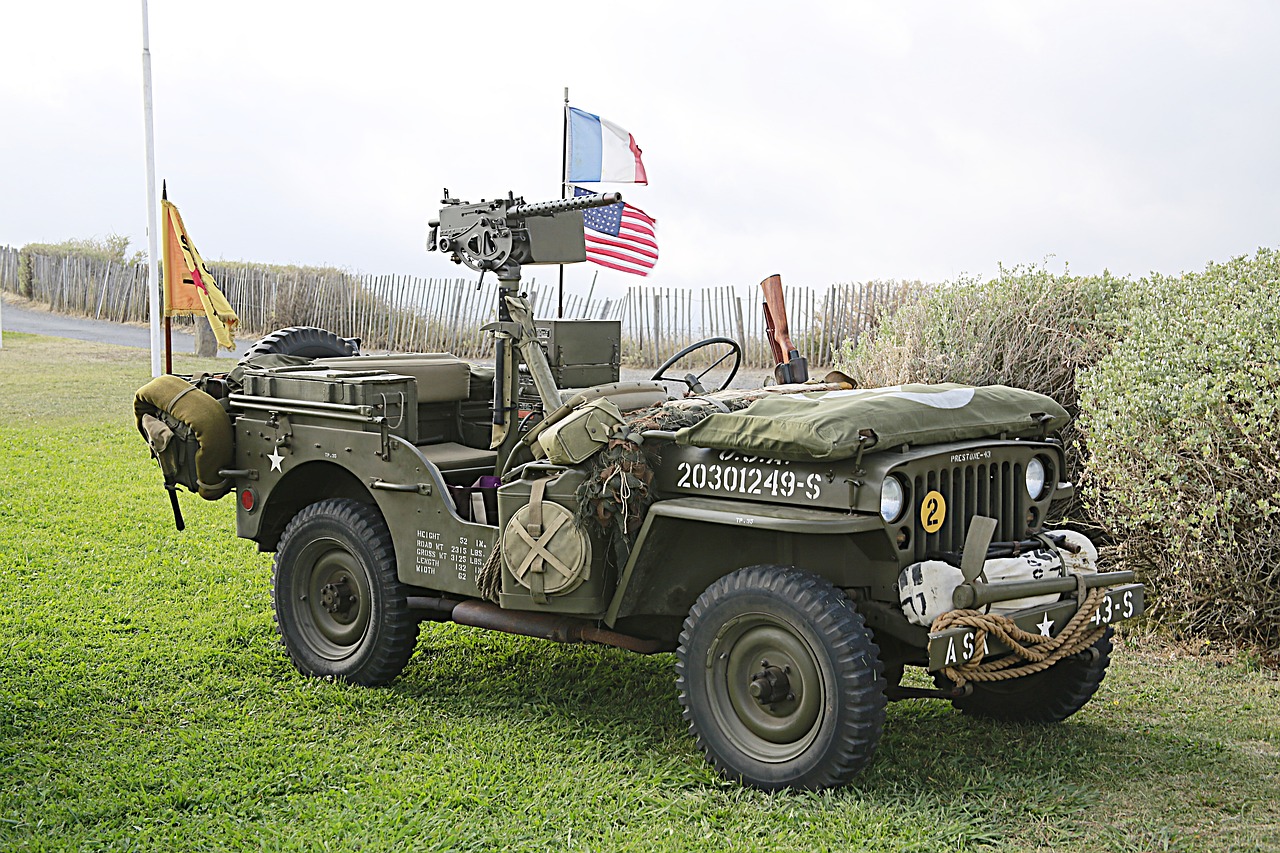 jeep army soldier free photo