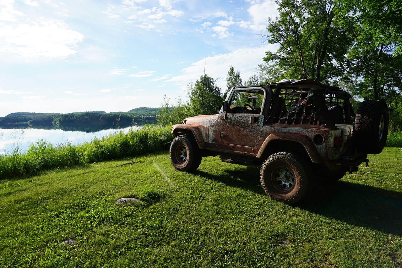 jeep adventure lake free photo
