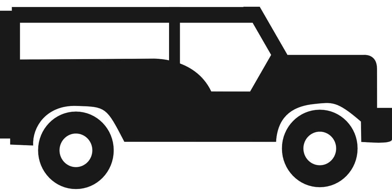 jeep silhouette symbol free photo