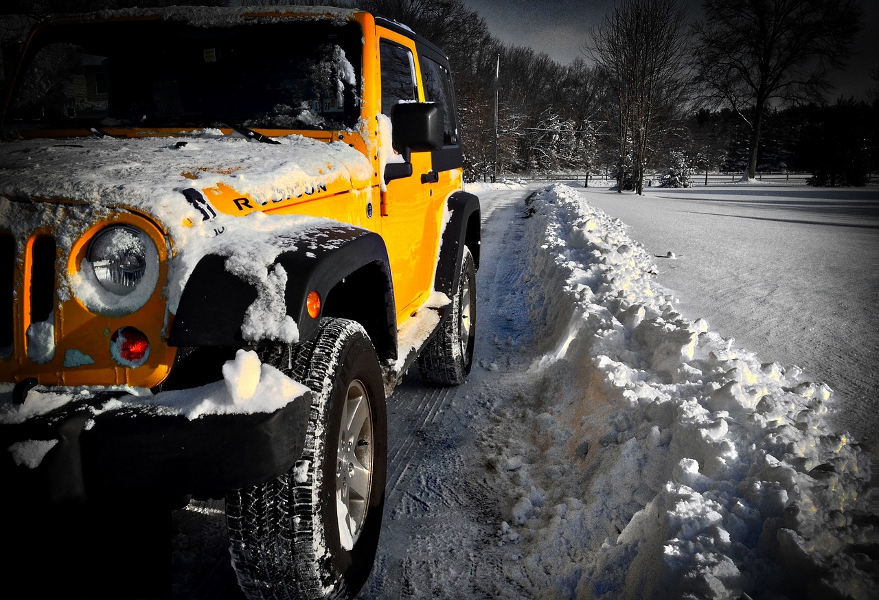 jeep wrangler rubicon jeep wrangler snow free photo