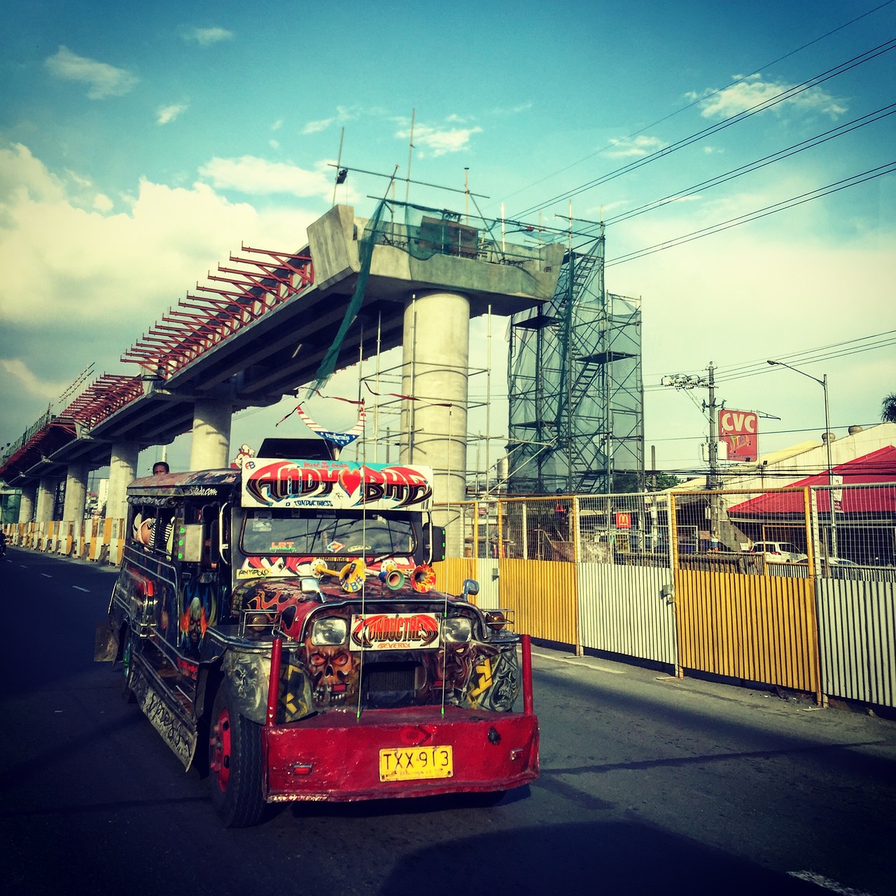 jeepney jeep transport free photo