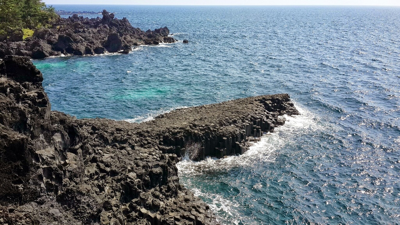 jeju sea summer free photo