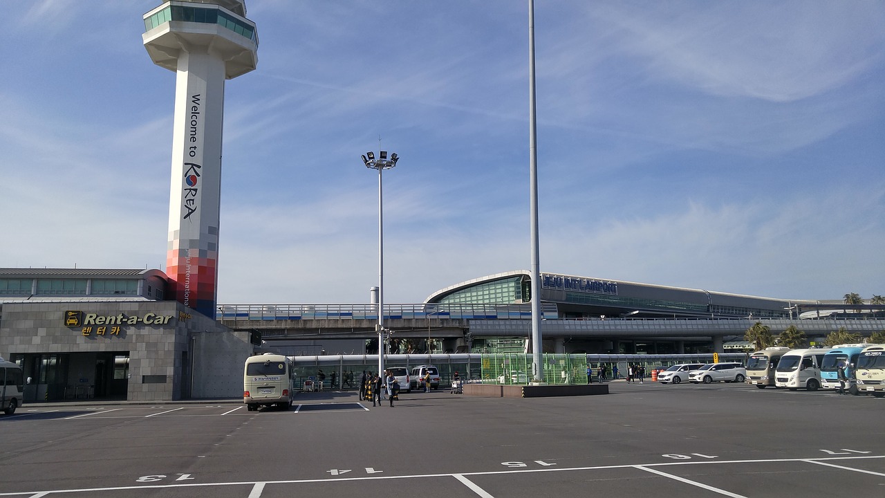 jeju international airport airport airport today free photo