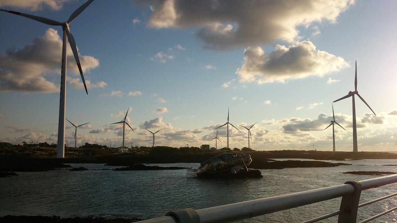 jeju island sky landscape free photo