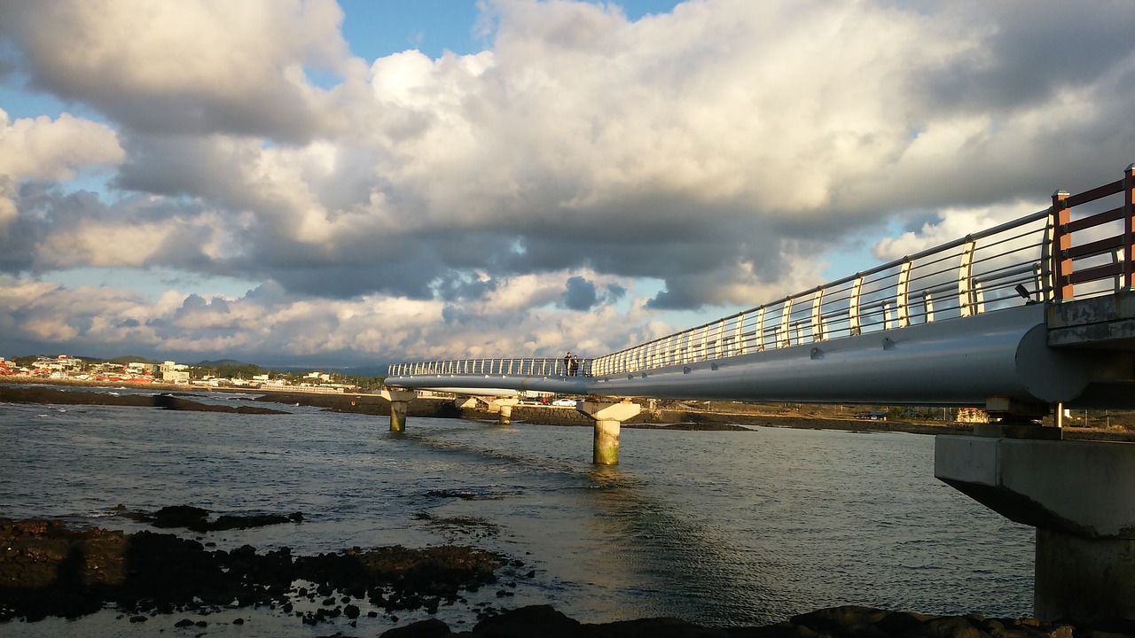 jeju island landscape sky free photo