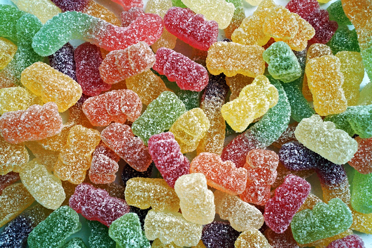 jelly beans candy sour free photo