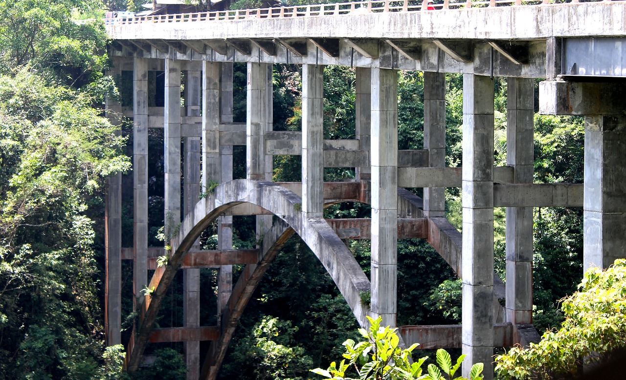 jembatan perak piket nol lumajang jawa timur free photo