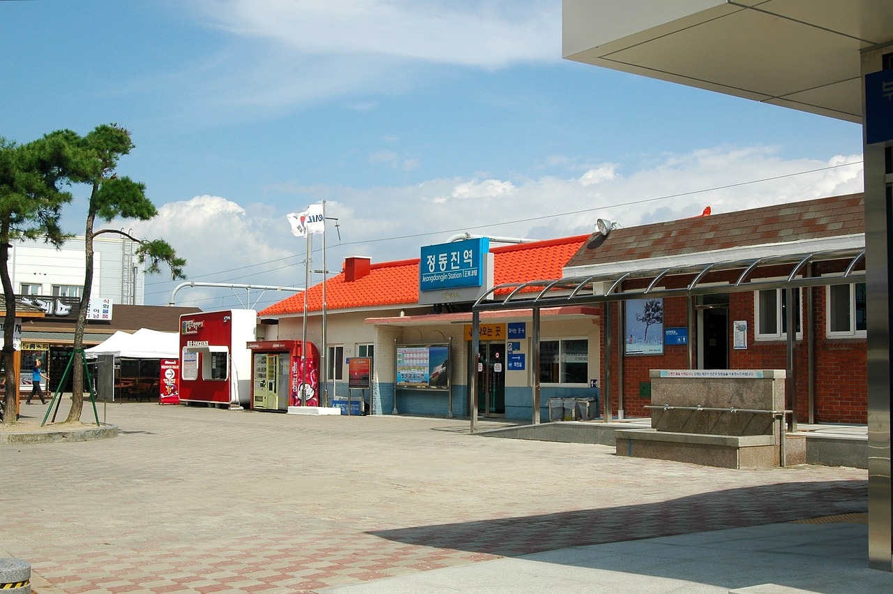 jeongdongjin station korea free photo