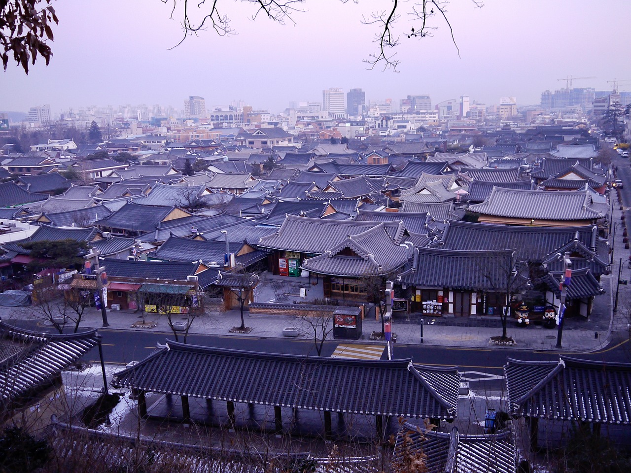 jeonju traditional city korea free photo