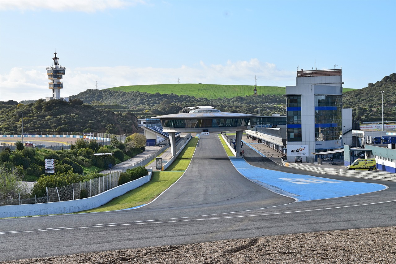 jerez race track spain free photo