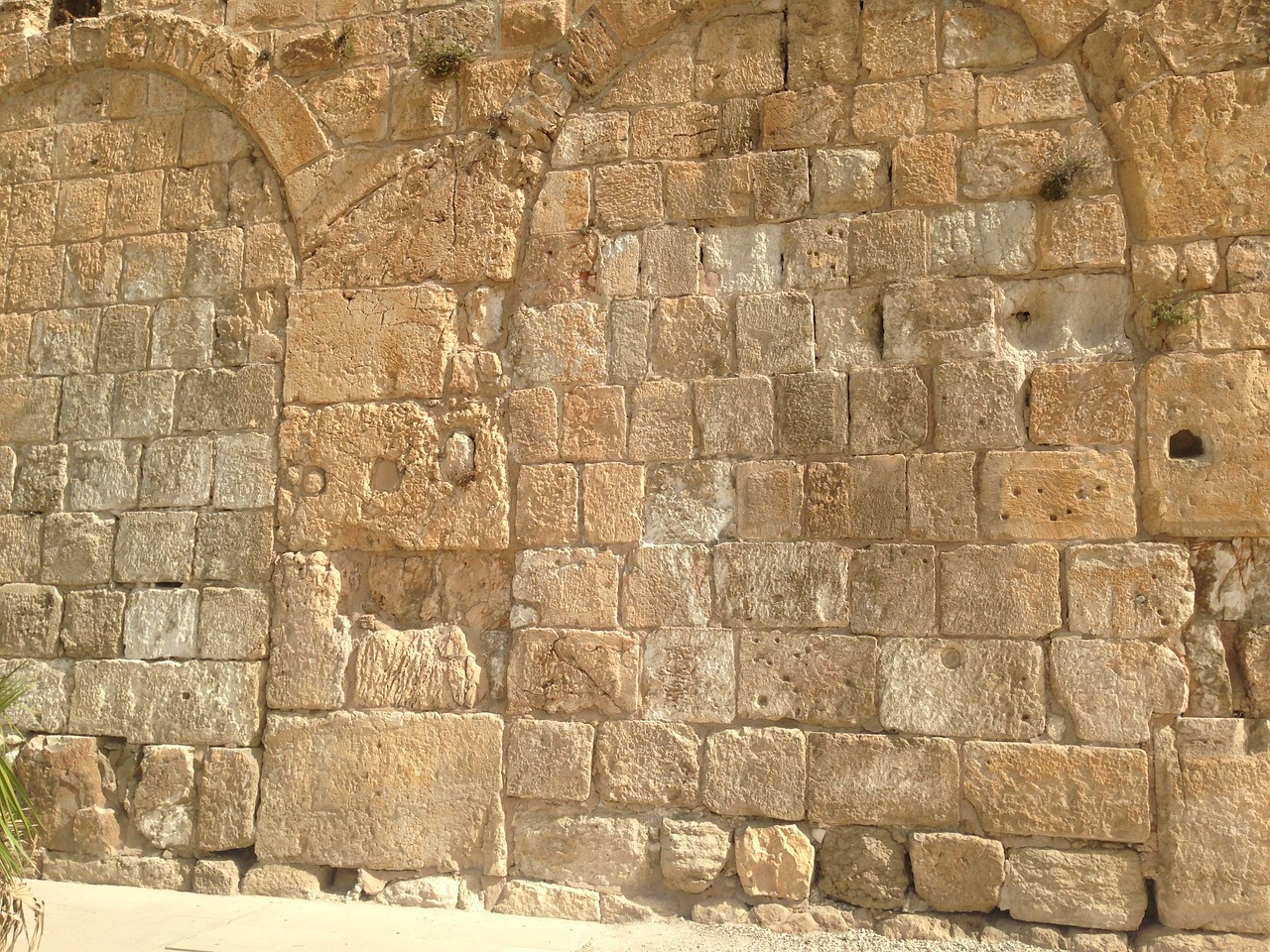 jerusalem israel jerusalem stone brick wall free photo
