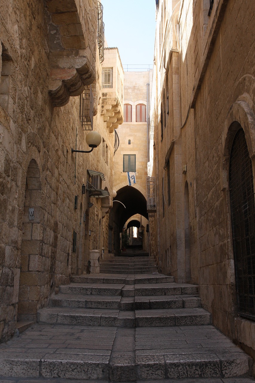 jerusalem alley israel free photo