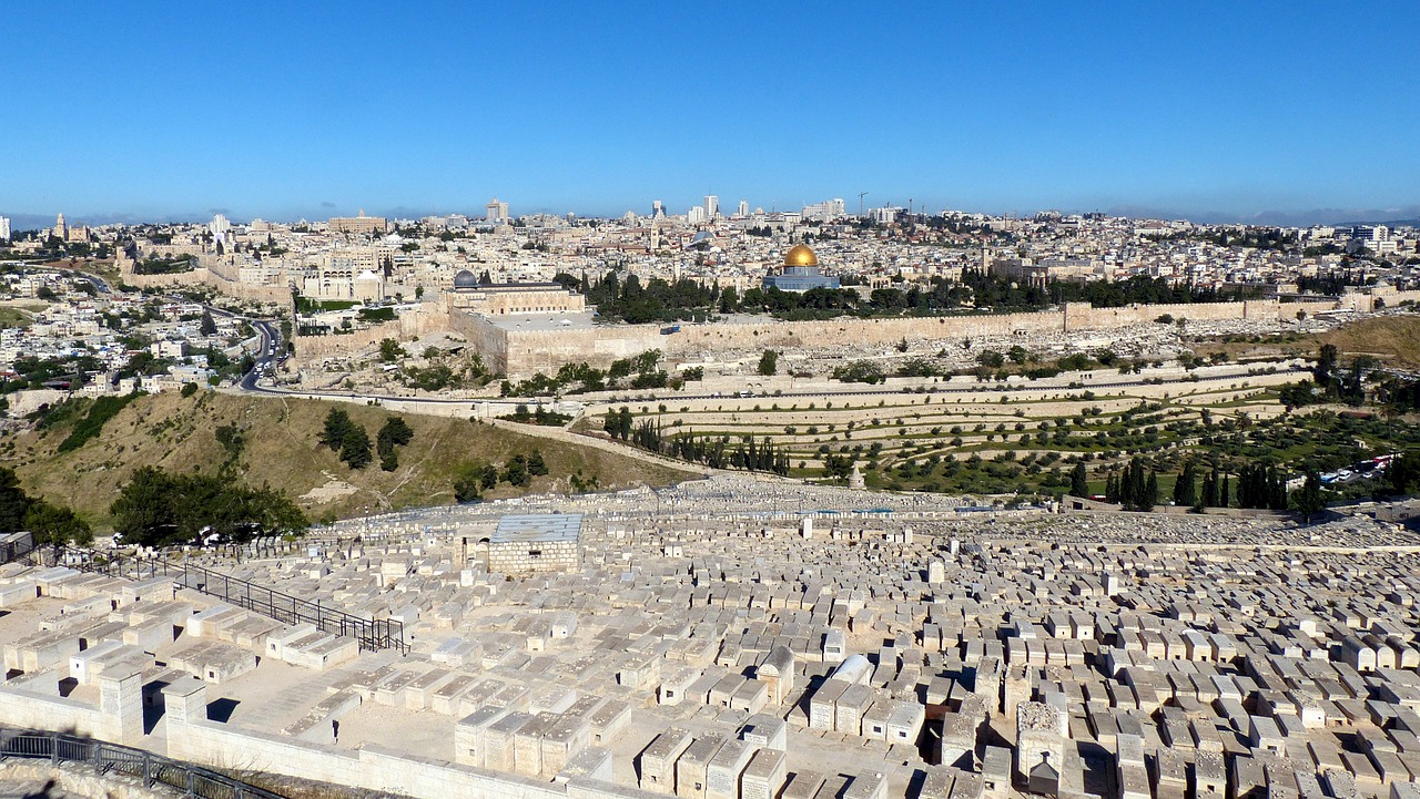 jerusalem panorama old town free photo