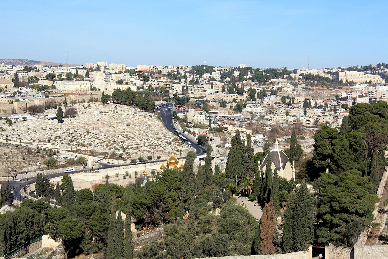 jerusalem the old town view free photo