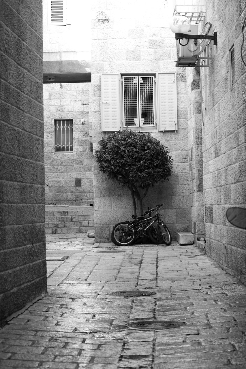 jerusalem bicycles holy land free photo