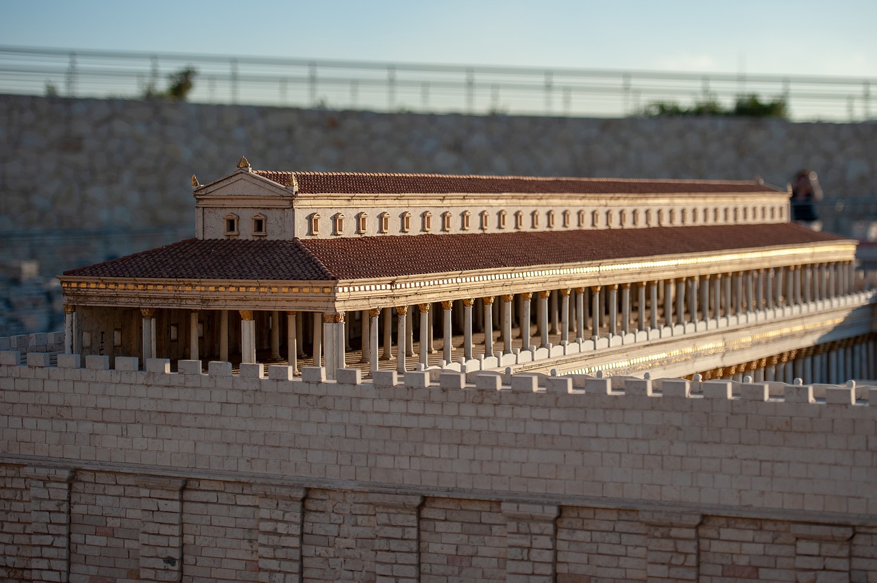 jerusalem  temple  model free photo
