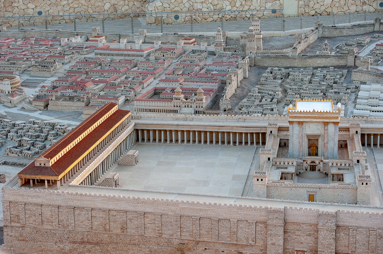 jerusalem  temple  model free photo