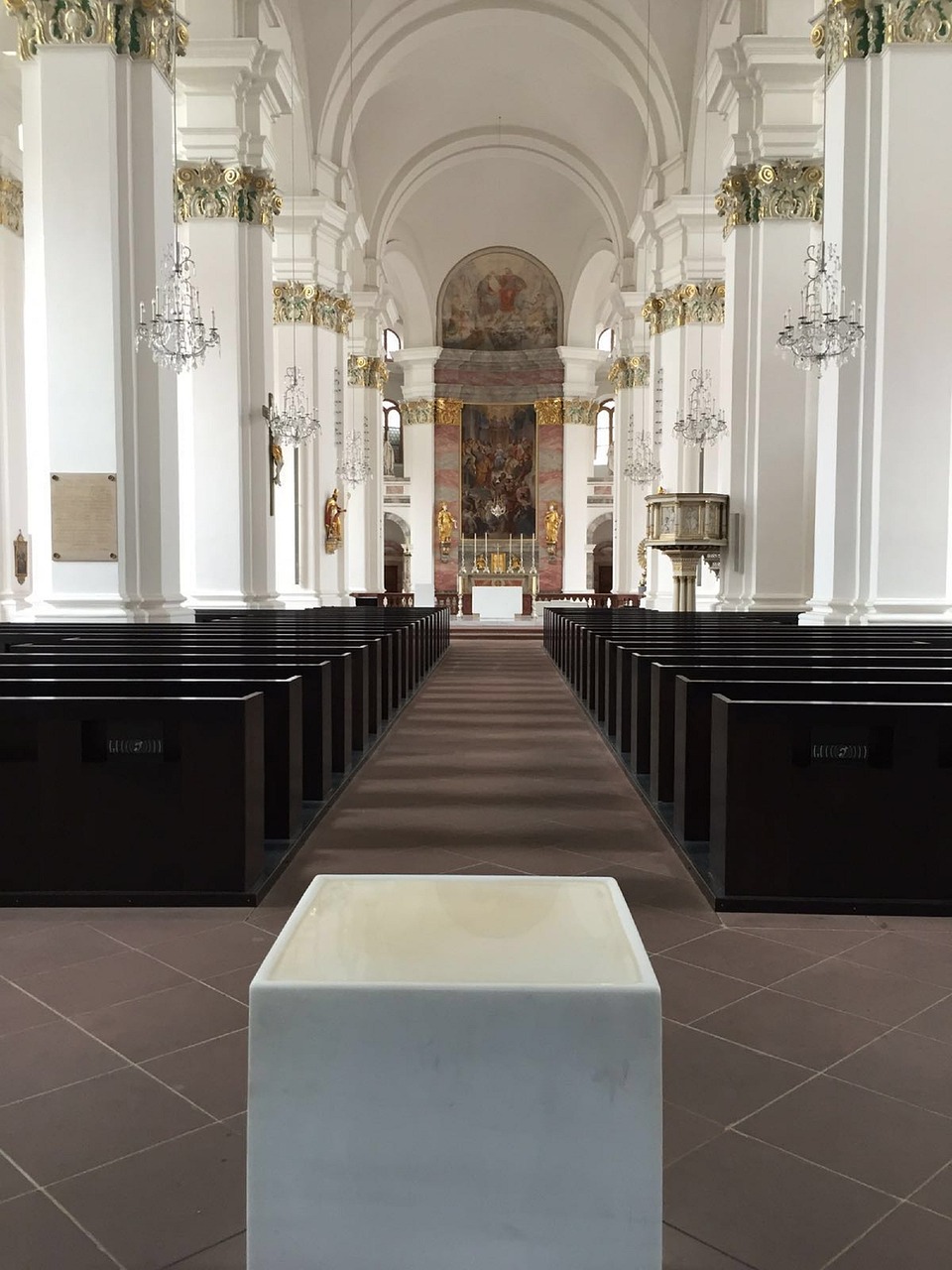 jesuit church heidelberg church free photo