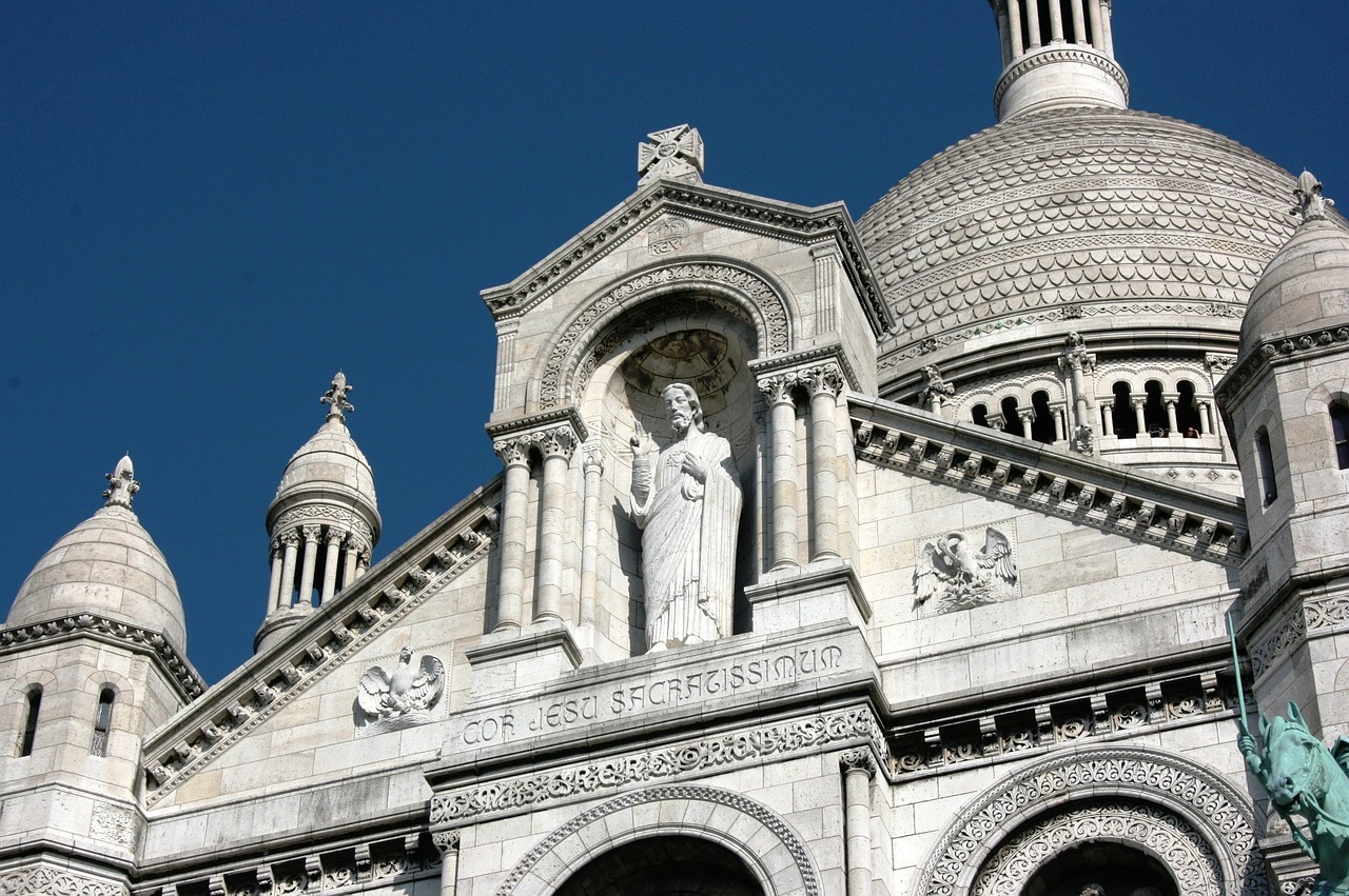 jesus sacre coeur paris free photo