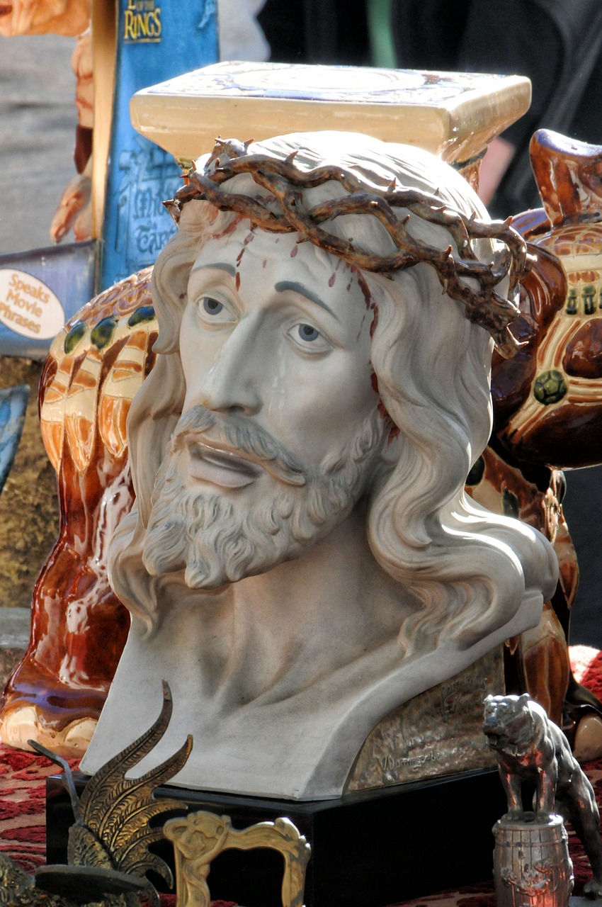 jesus christ flea market bust free photo