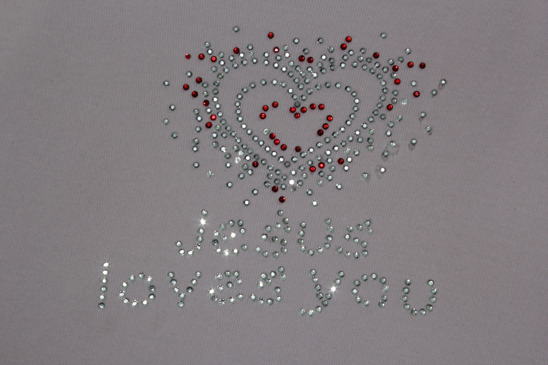 jesus loves you glitters word free photo