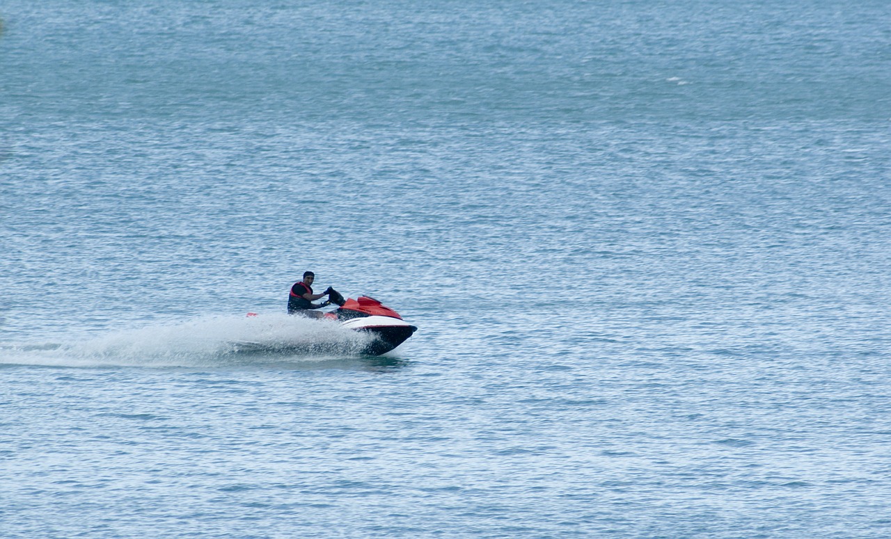 jet-ski water sports vehicle free photo