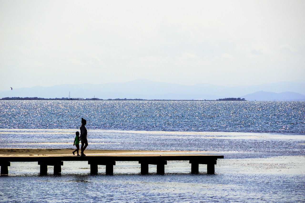 jetty mediterranean sea holiday free photo