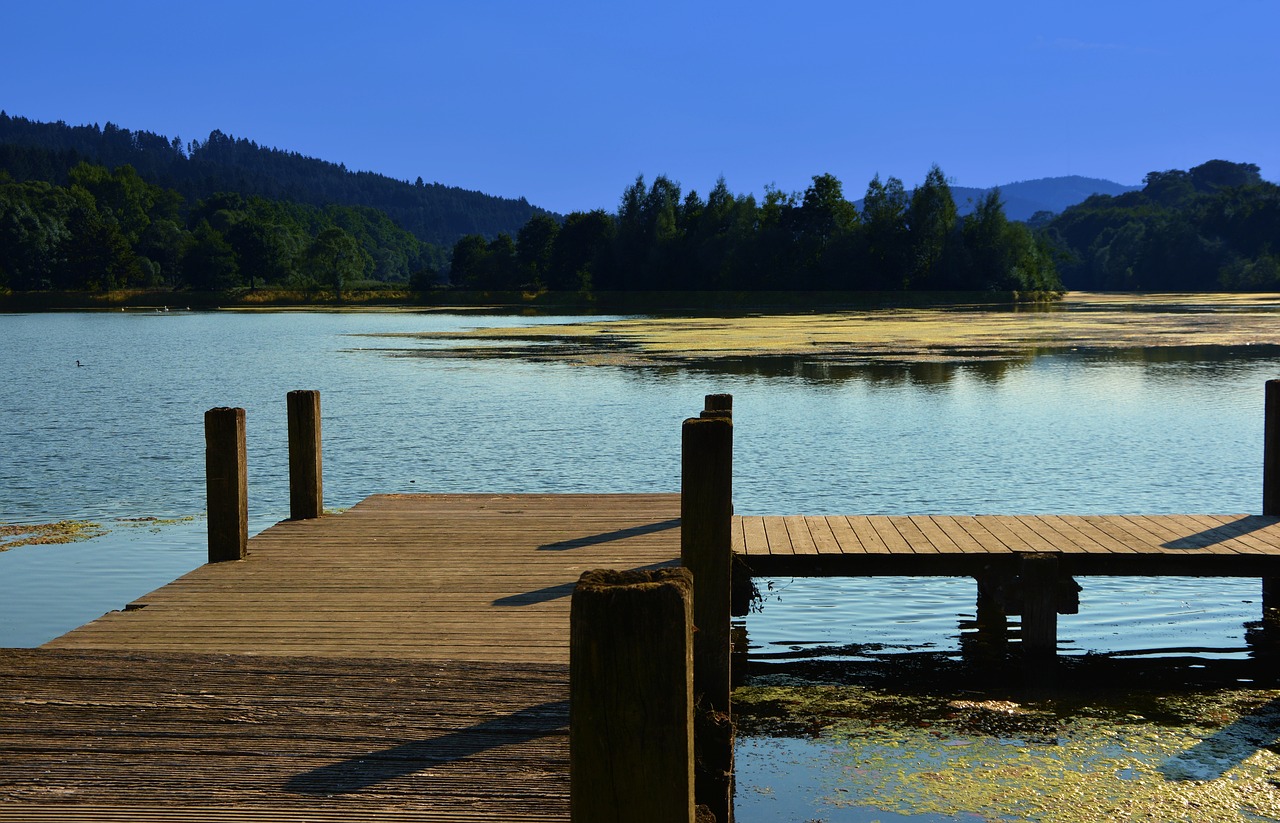 jetty lake water free photo