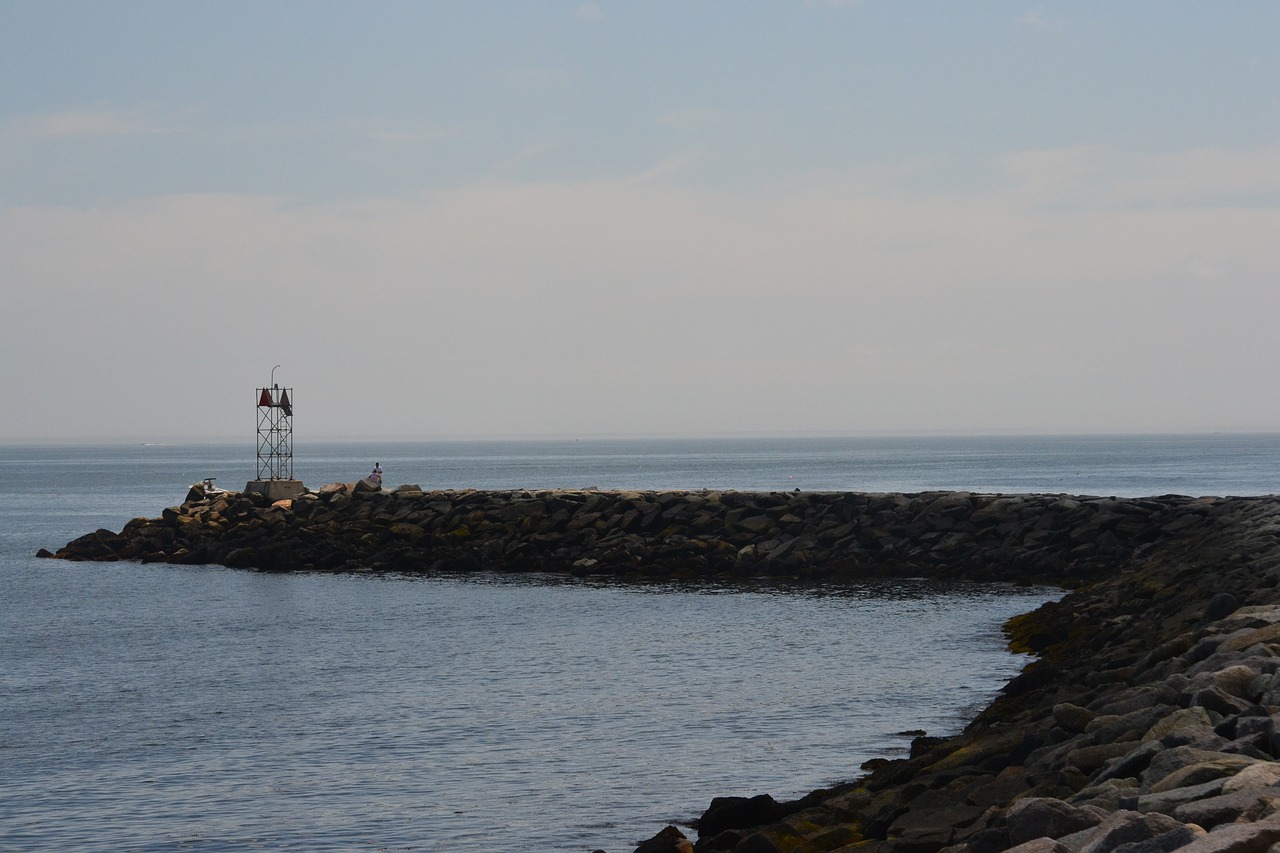 jetty ocean sea free photo