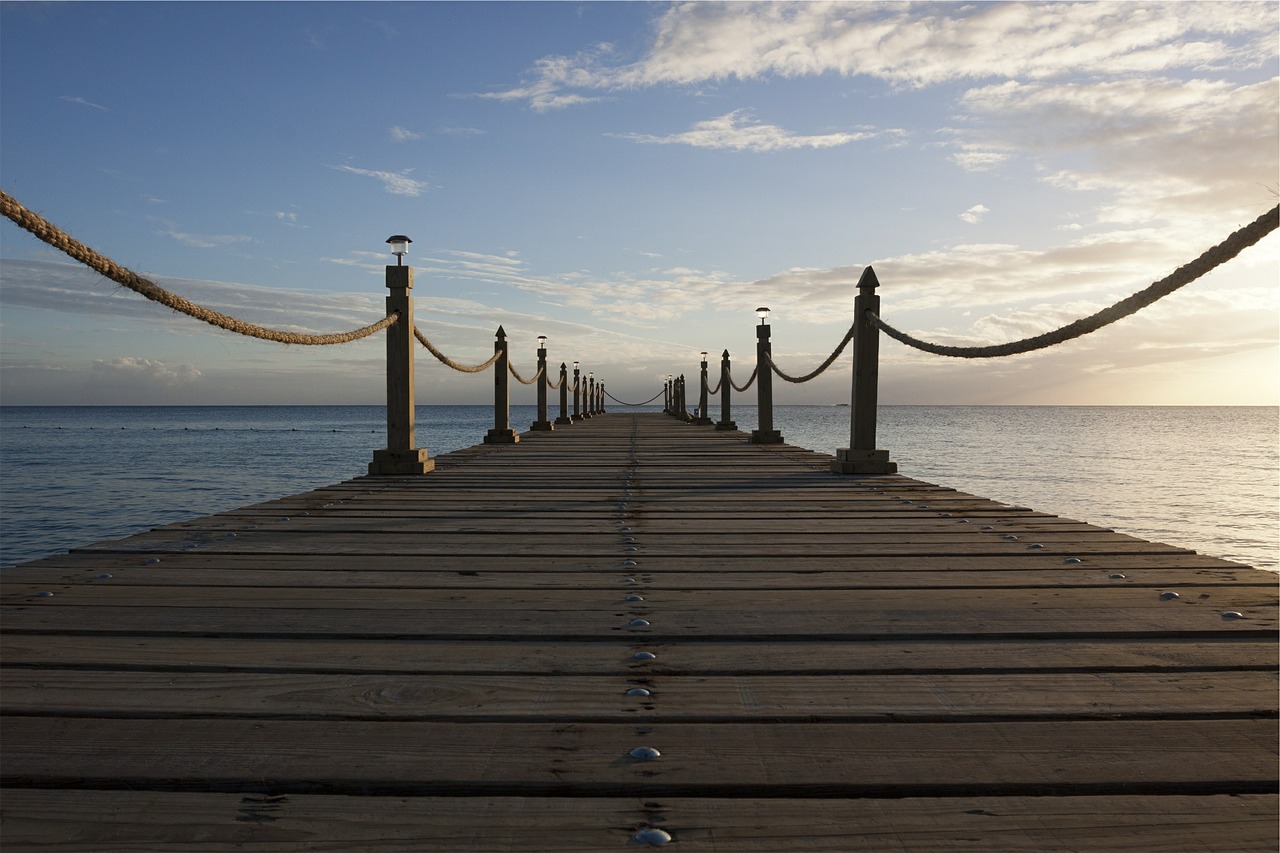 jetty pier wooden free photo