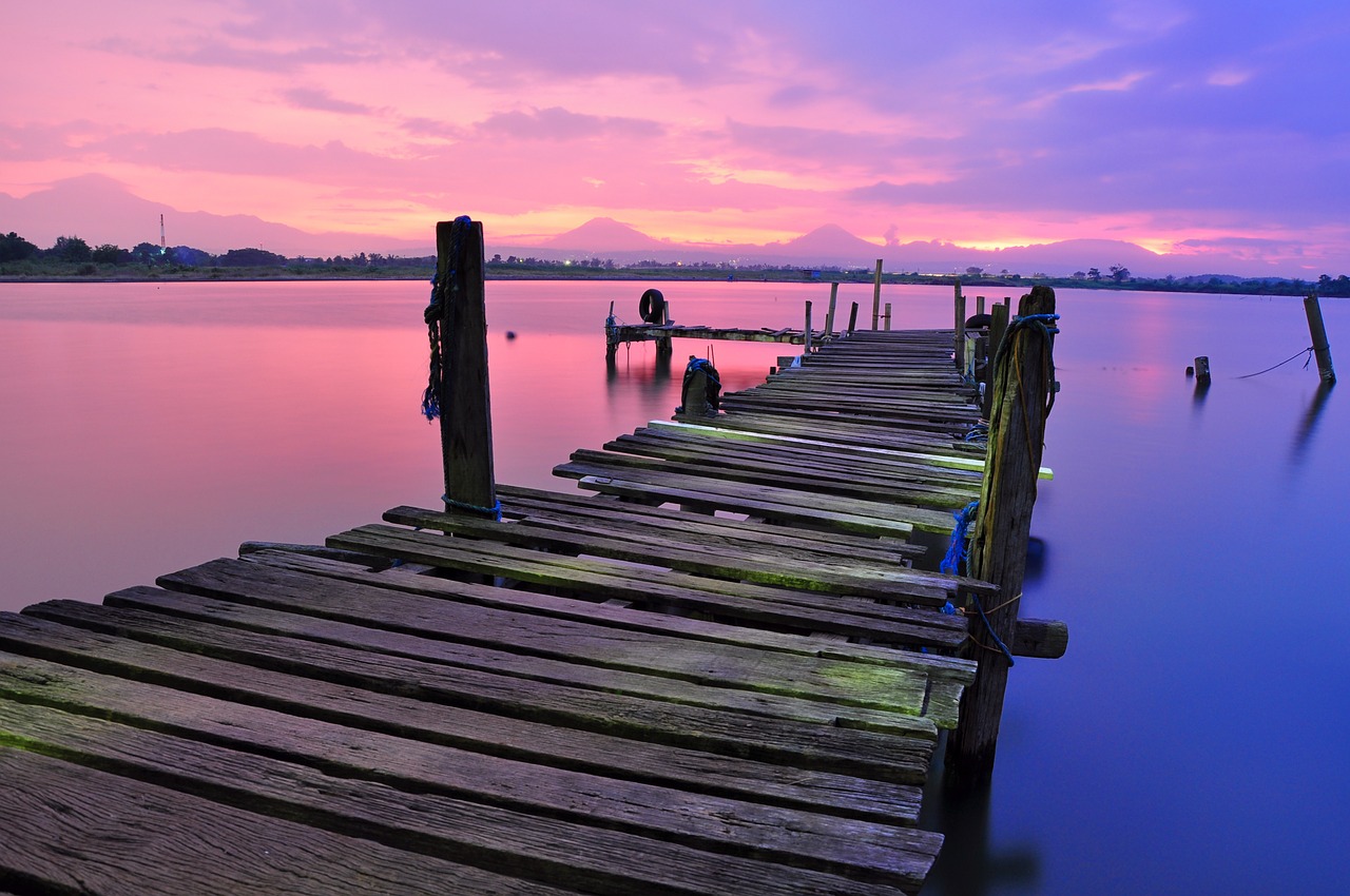 jetty pier wooden free photo