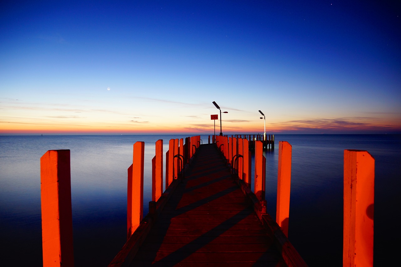 jetty pier wooden free photo