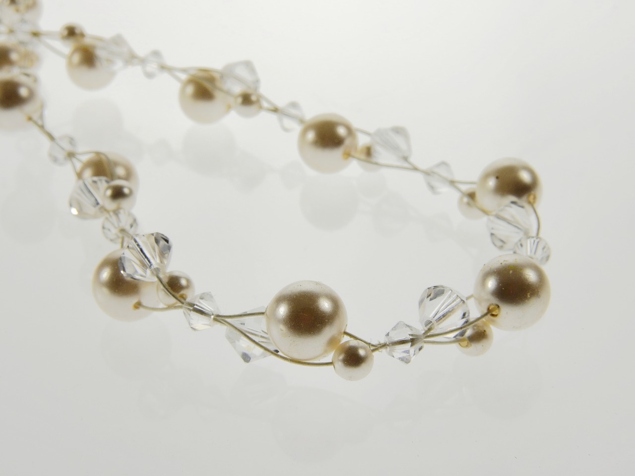 jewellery pearl bangle free photo