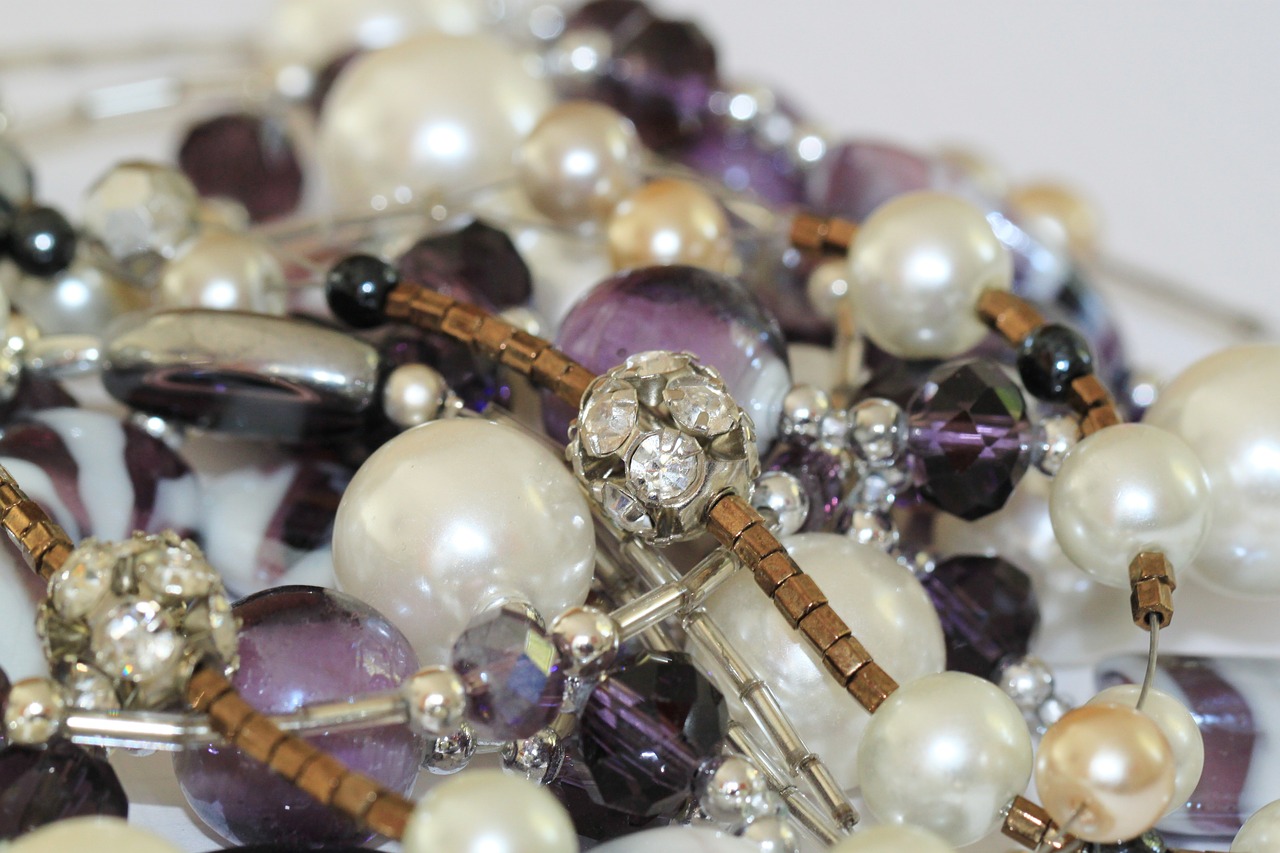 jewellery beads chain free photo