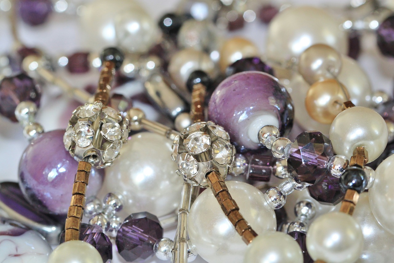 jewellery beads chain free photo