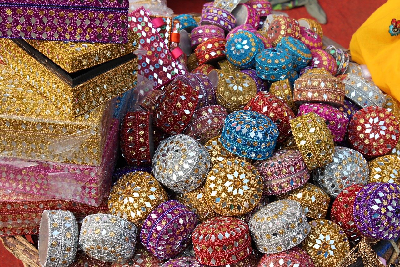 jewellery box delhi street shop free photo