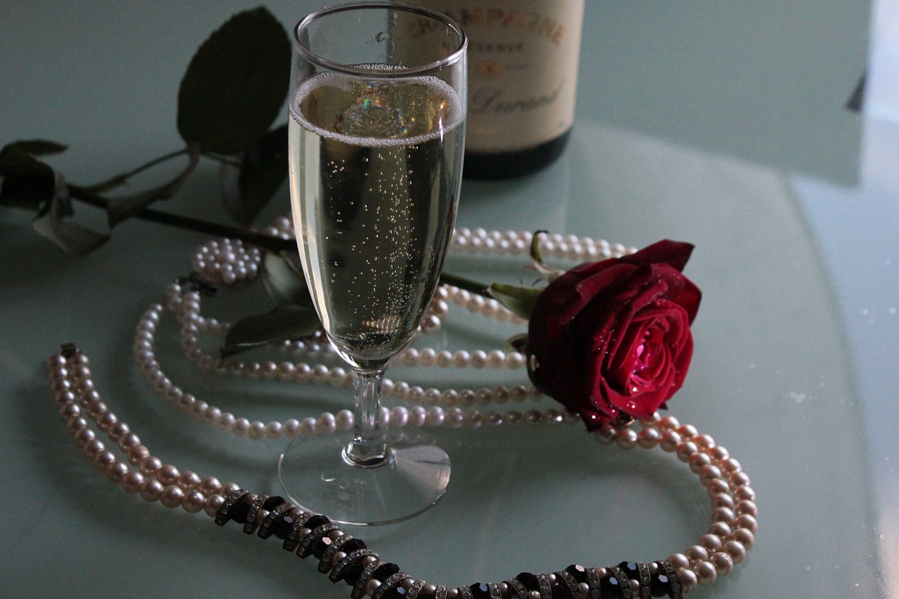 jewelry rose champagne free photo