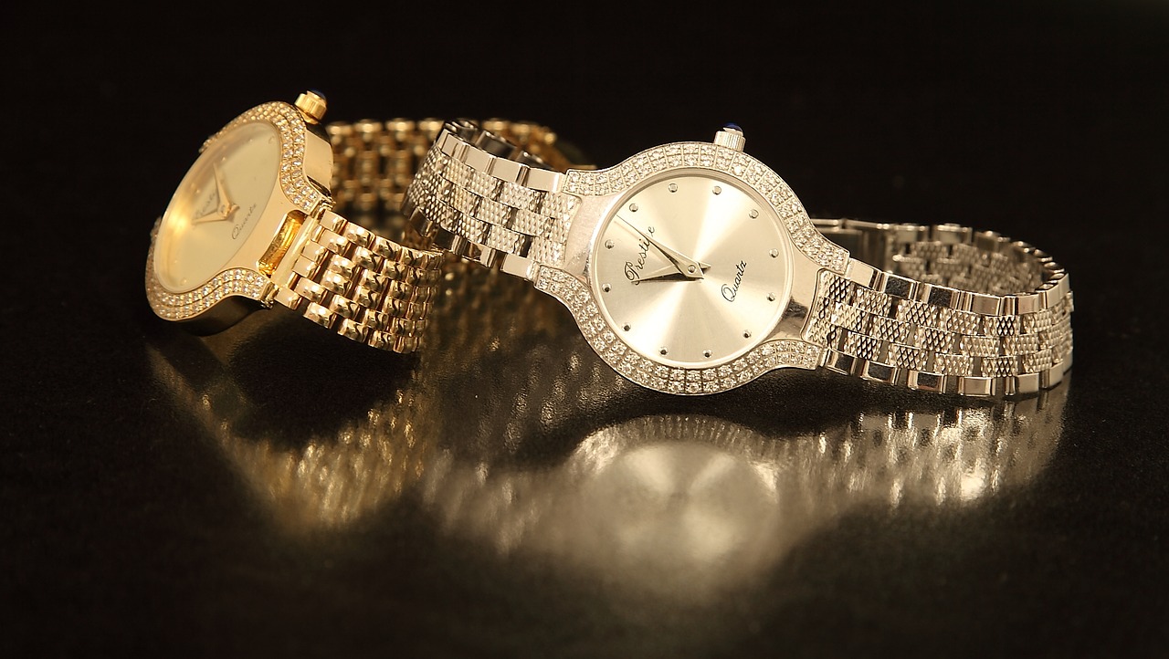 jewelry watch gold free photo