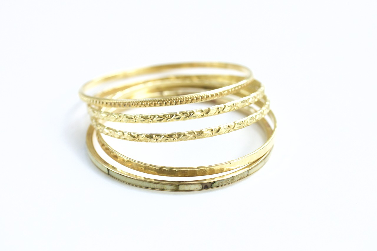 jewelry bracelets gold free photo
