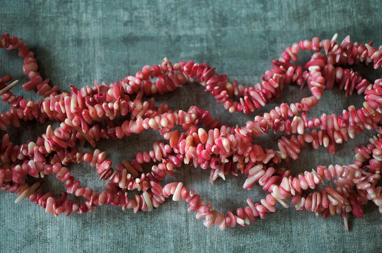 jewelry coral pink free photo