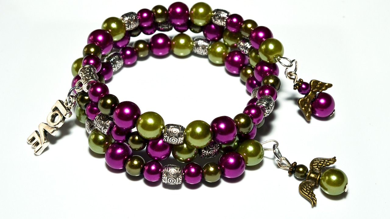 jewelry bracelet purple free photo