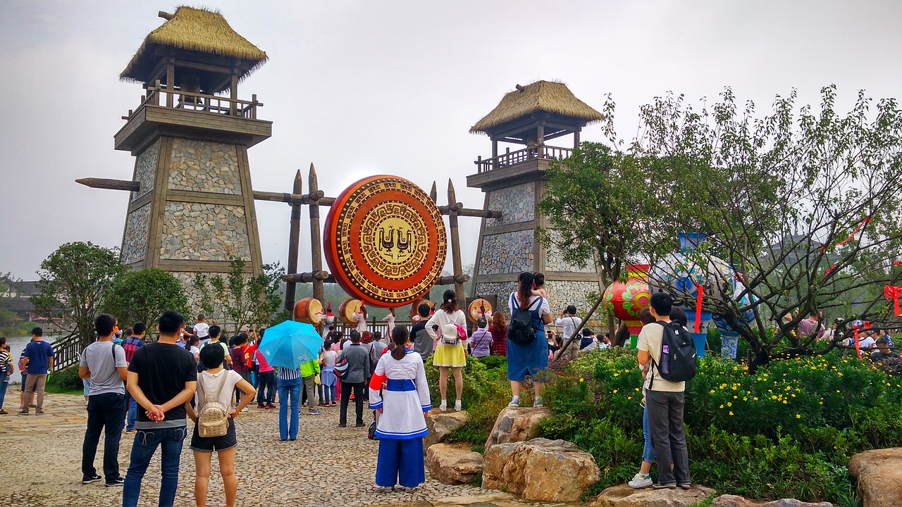 jiangsu orient culture park theme park salt culture free photo