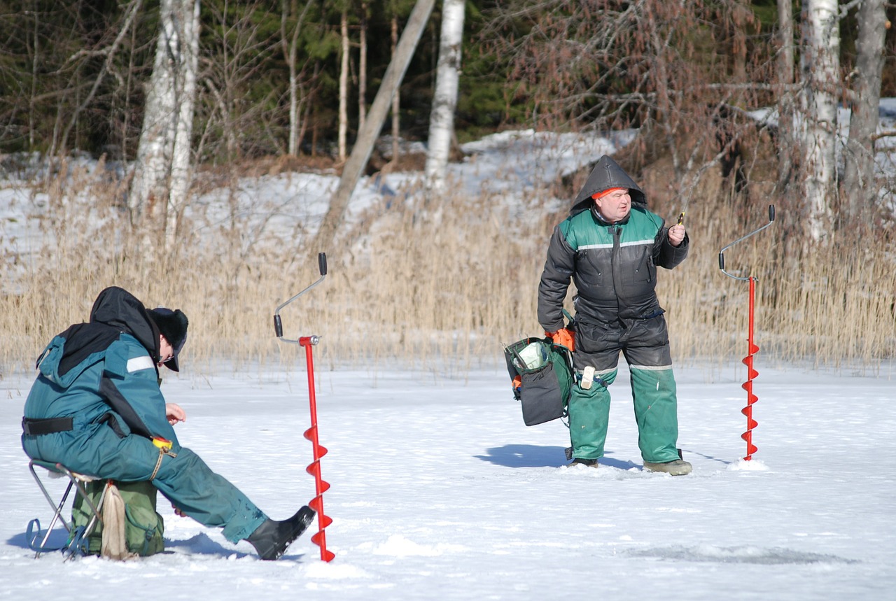 jig ice fishing fishing free photo