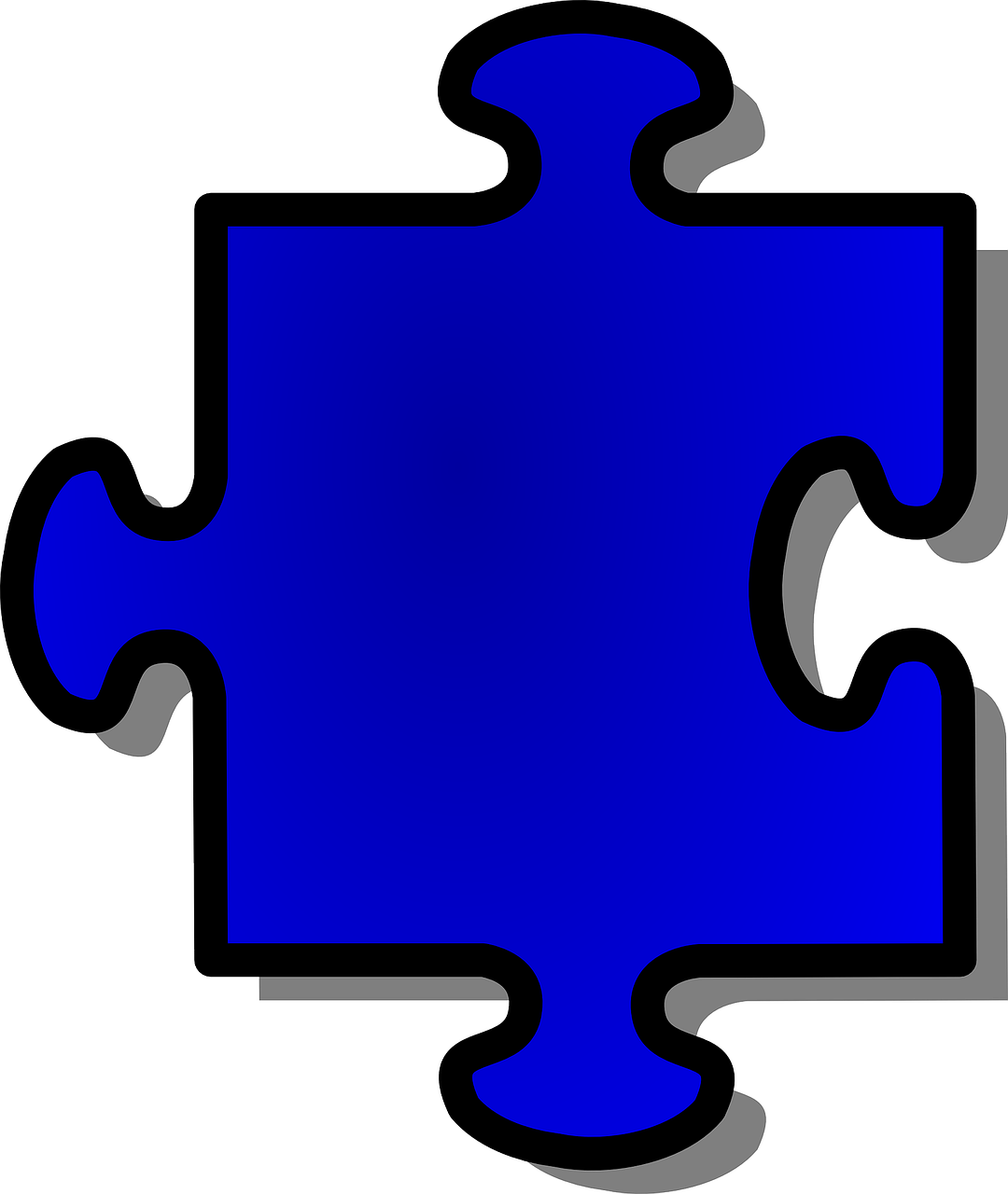 jigsaw,puzzle,piece,single,game,blue,join,solve,solution,fit,match,free vector graphics,free pictures, free photos, free images, royalty free, free illustrations, public domain